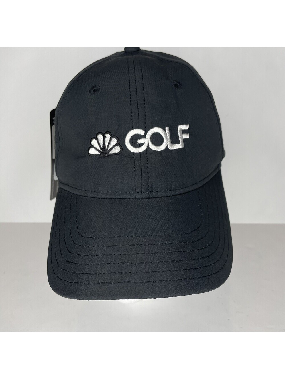 Taylor Made NBC Golf Hat Black 6-Panel Dad Baseball Cap Adjustable New NWT